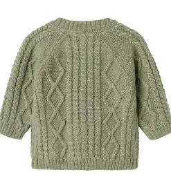 Børn Name It Cardigan - Uld - Strik - NbmWrilla - Dried Sage