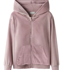 Cardigans*Name It Cardigan - Velour - NkfSelour - Keepsake Lilac