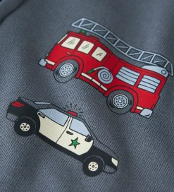 Cardigans*Name It Cardigan m. Hætte - NmmVoltinus - Flint Stone/Fire Truck