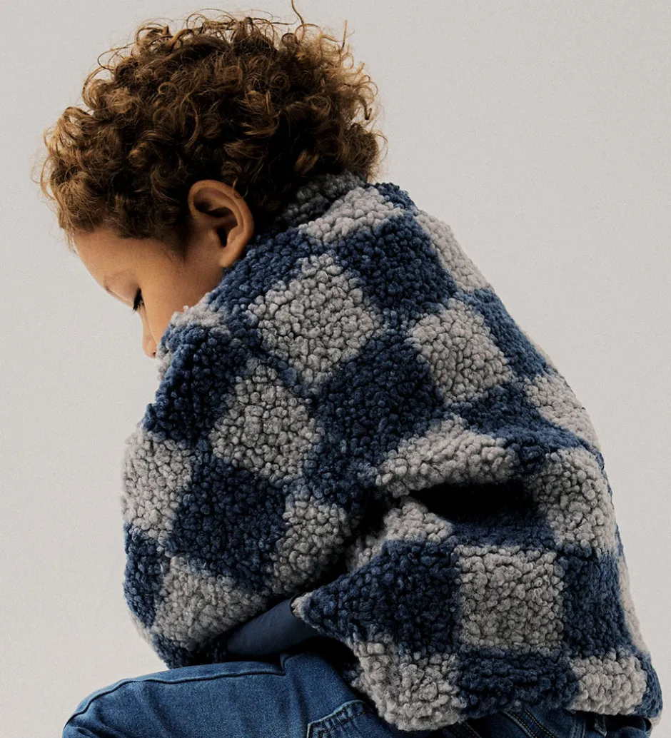 Fleece*Name It Fleccejakke - Teddy - NmmOrlando - Insignia Blue
