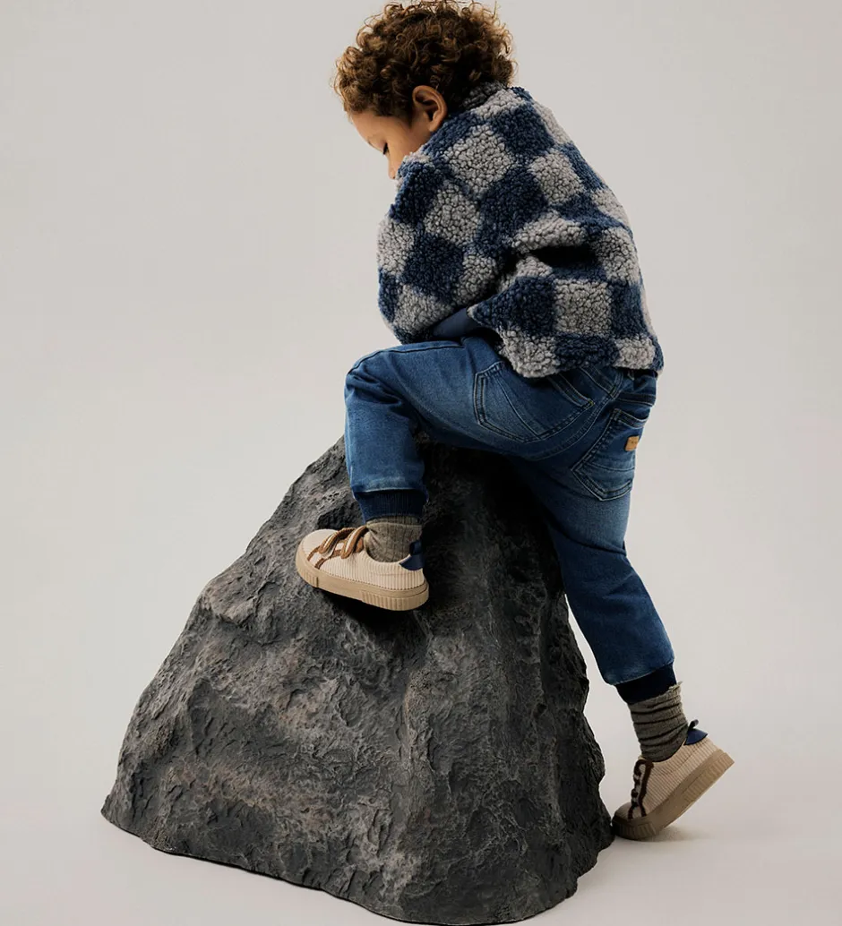 Fleece*Name It Fleccejakke - Teddy - NmmOrlando - Insignia Blue