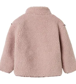 Fleece*Name It Fleecejakke - Teddy - NmfMinna - Violet Ice