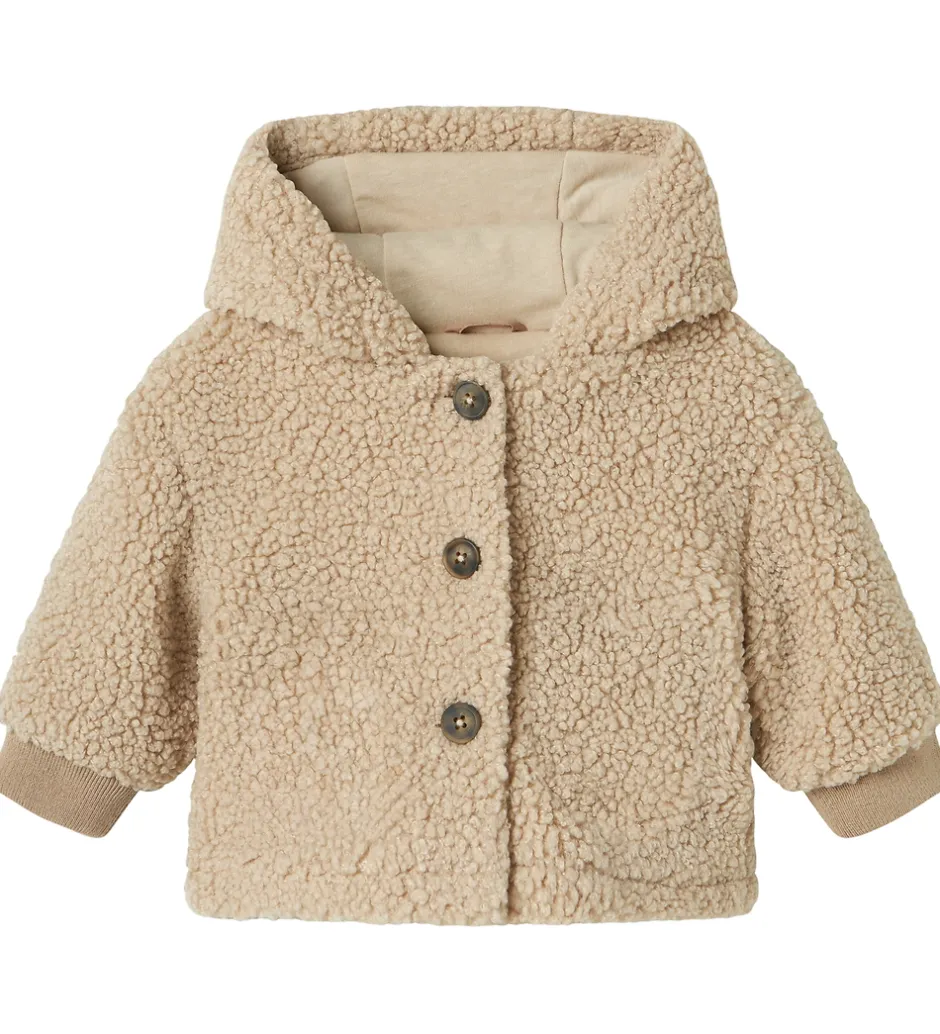 Fleece*Name It Fleecejakke - Teddy - NbnMilo - Pure Cashmere