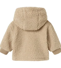 Fleece*Name It Fleecejakke - Teddy - NbnMilo - Pure Cashmere