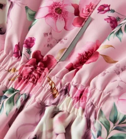 Børn Name It Flyverdragt - NmfSnow10 - Noos - Parfait Pink/FLORAL UNI