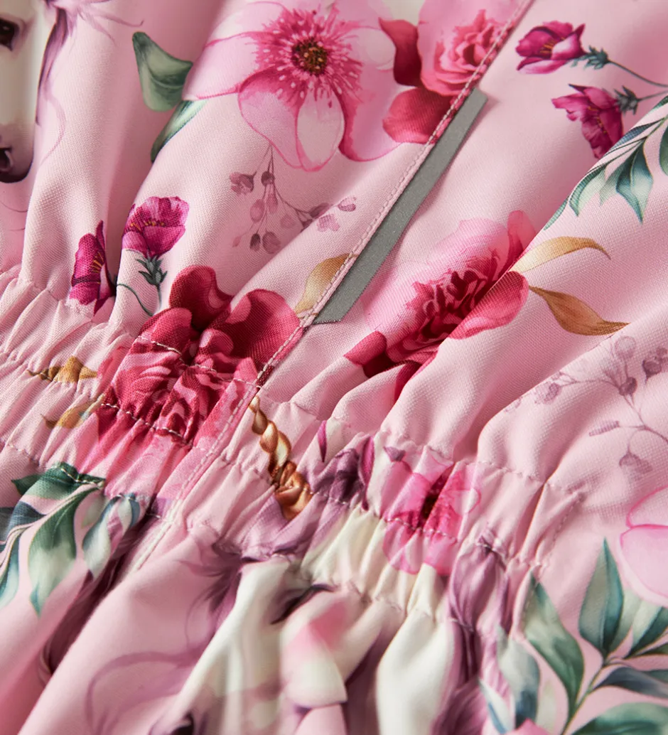 Børn Name It Flyverdragt - NmfSnow10 - Noos - Parfait Pink/FLORAL UNI