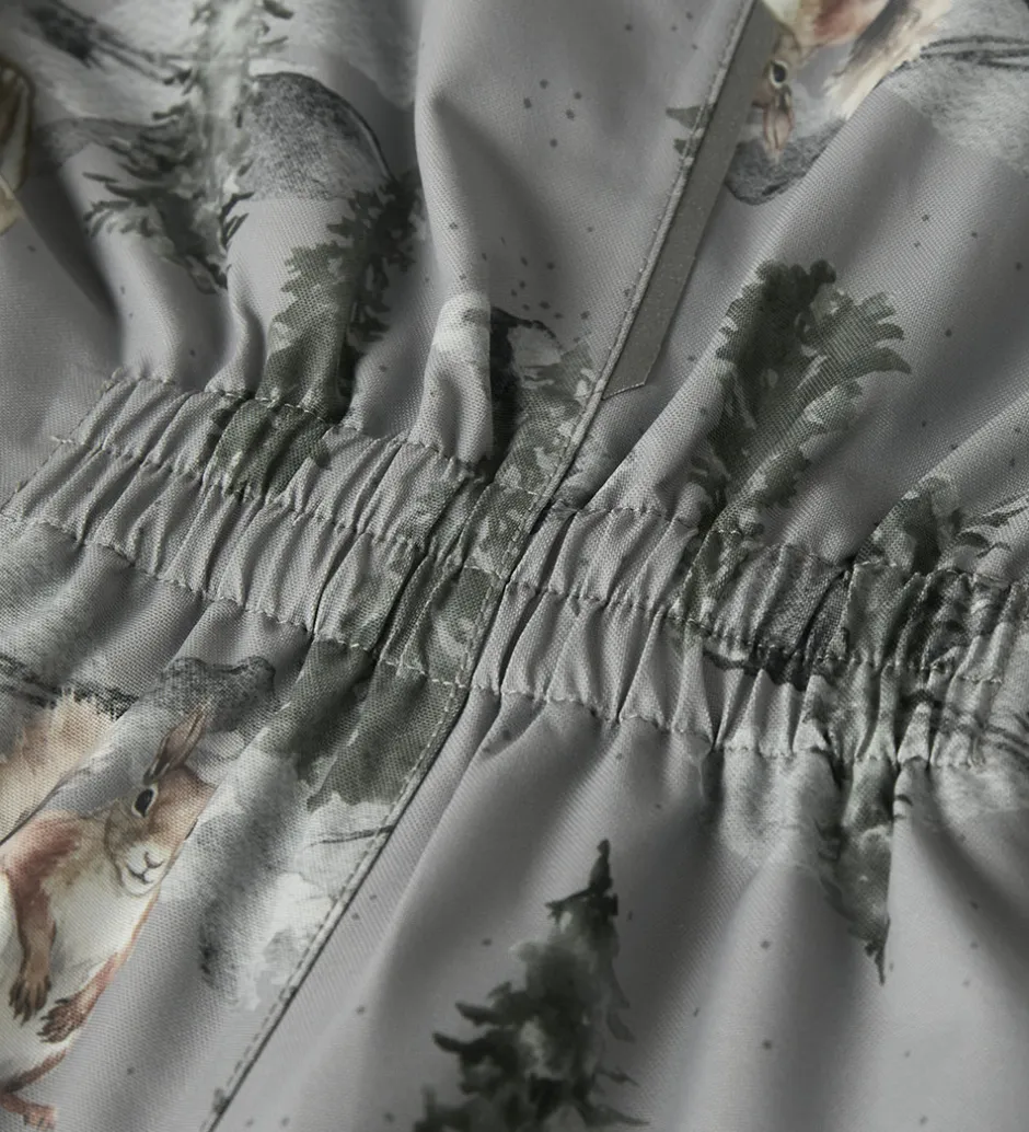 Børn Name It Flyverdragt - NmnSnow10 - Ultimate Grey/Woodland