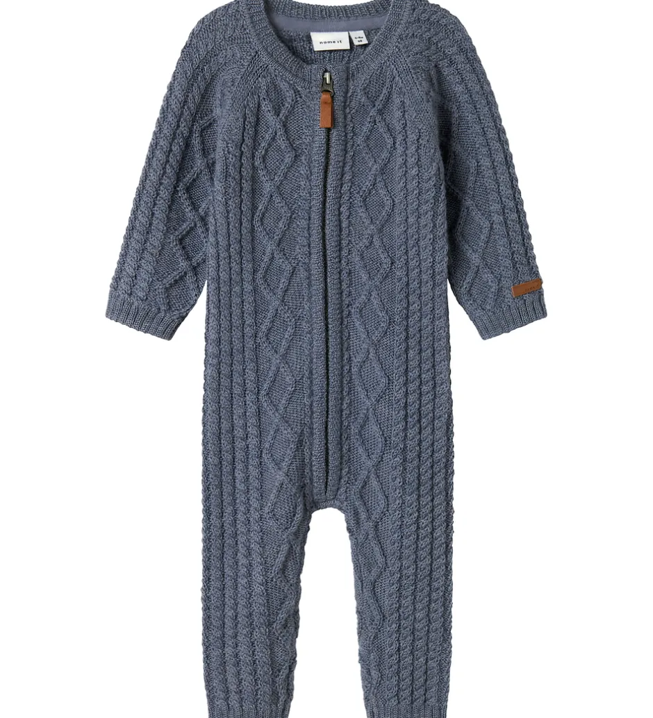 Heldragter*Name It Heldragt - Uld - Strik - NbmWrilla - Folkstone Gray