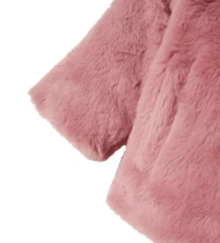 Fleece*Name It Jakke - Imiteret Pels - NbfMila - Lilas