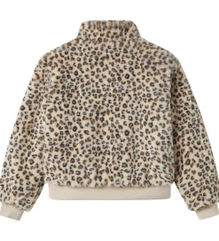 Børn Name It Jakke - Imiteret Pels - NkfMila - Oxford Tan/Leo