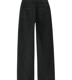 Børn Name It Jeans - NkfRose - Dark Grey Denim m. Sløjfer