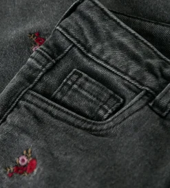 Børn Name It Jeans - Noos - Mom - NmfBella - Medium Grey Denim/Flower