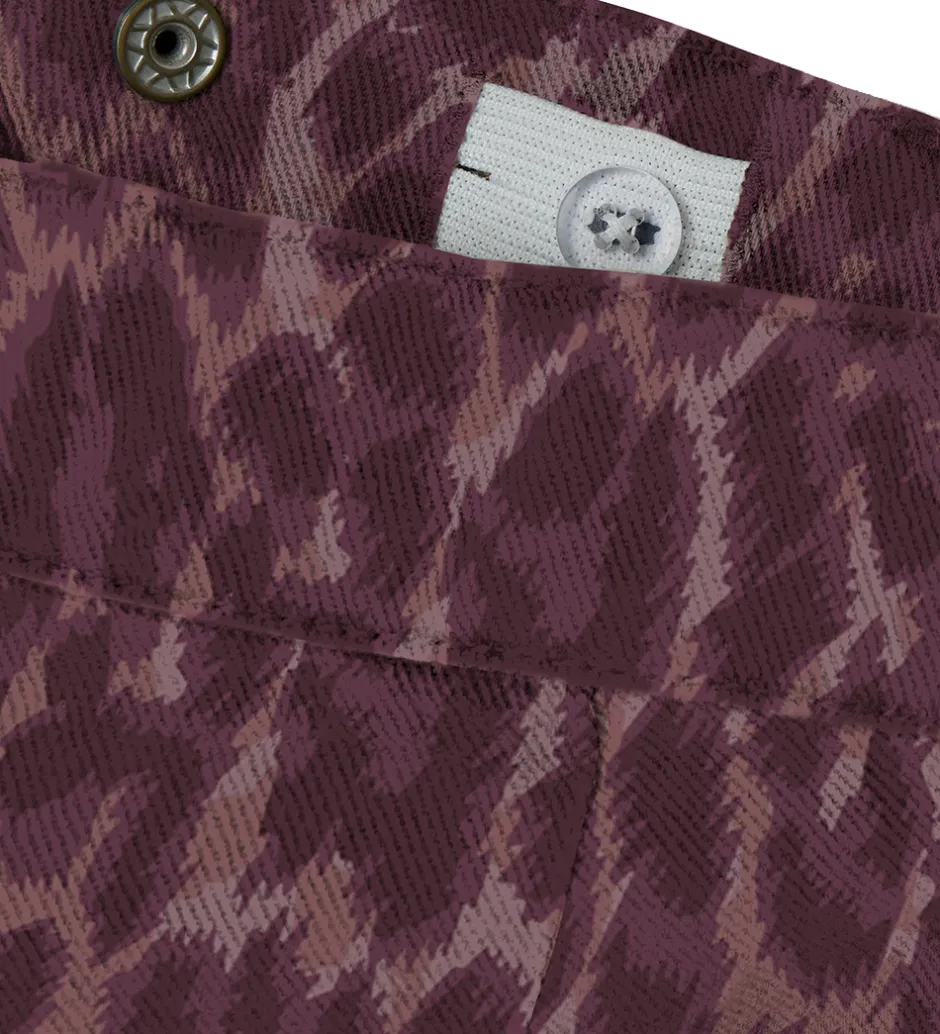 Bukser Og Jeans*Name It Jeans - Wide - NkfRose - Burgundy/Leo