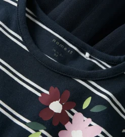 Kjoler*Name It Kjole - NmfOrini Tulle - Navy Blazer