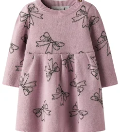 Kjoler|Juletøj*Name It Kjole - Strik - NbfRebowie - Keepsake Lilac