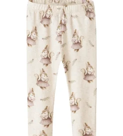 Børn Name It Leggings - NbfShelly - Peyote Melange