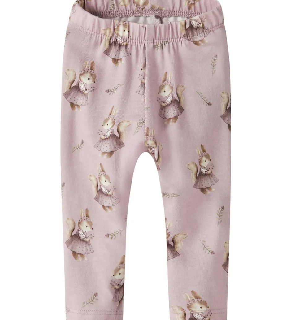 Leggings*Name It Leggings - NbfShelly - Keepsake Lilac