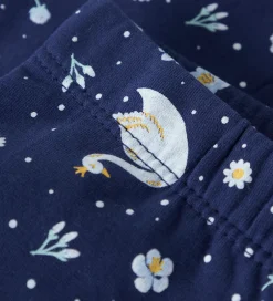 Leggings*Name It Leggings - NmfDavina - AOP - Beacon Blue/Swans