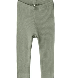 Børn Name It Leggings - Rib - NbnKab - Shadow