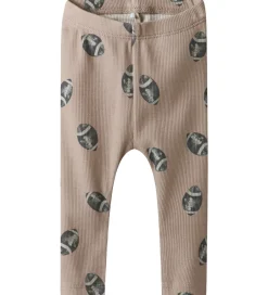 Leggings*Name It Leggings - Rib - NbmSolution - Mushroom