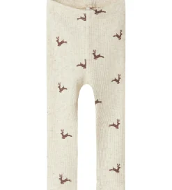 Børn Name It Leggings - Rib - NbnRoko - Peyote Melange
