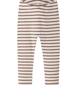 Børn Name It Leggings - Rib - Noos - NbnBani - Toasted Coconut