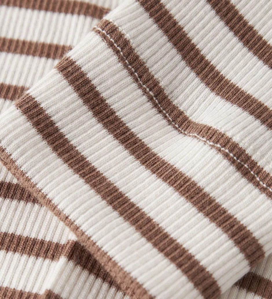 Børn Name It Leggings - Rib - Noos - NbnBani - Toasted Coconut