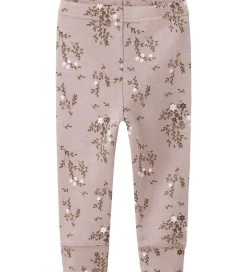 Leggings*Name It Leggings - Uld - NbfWillow - Shadow Gray/Long Flower