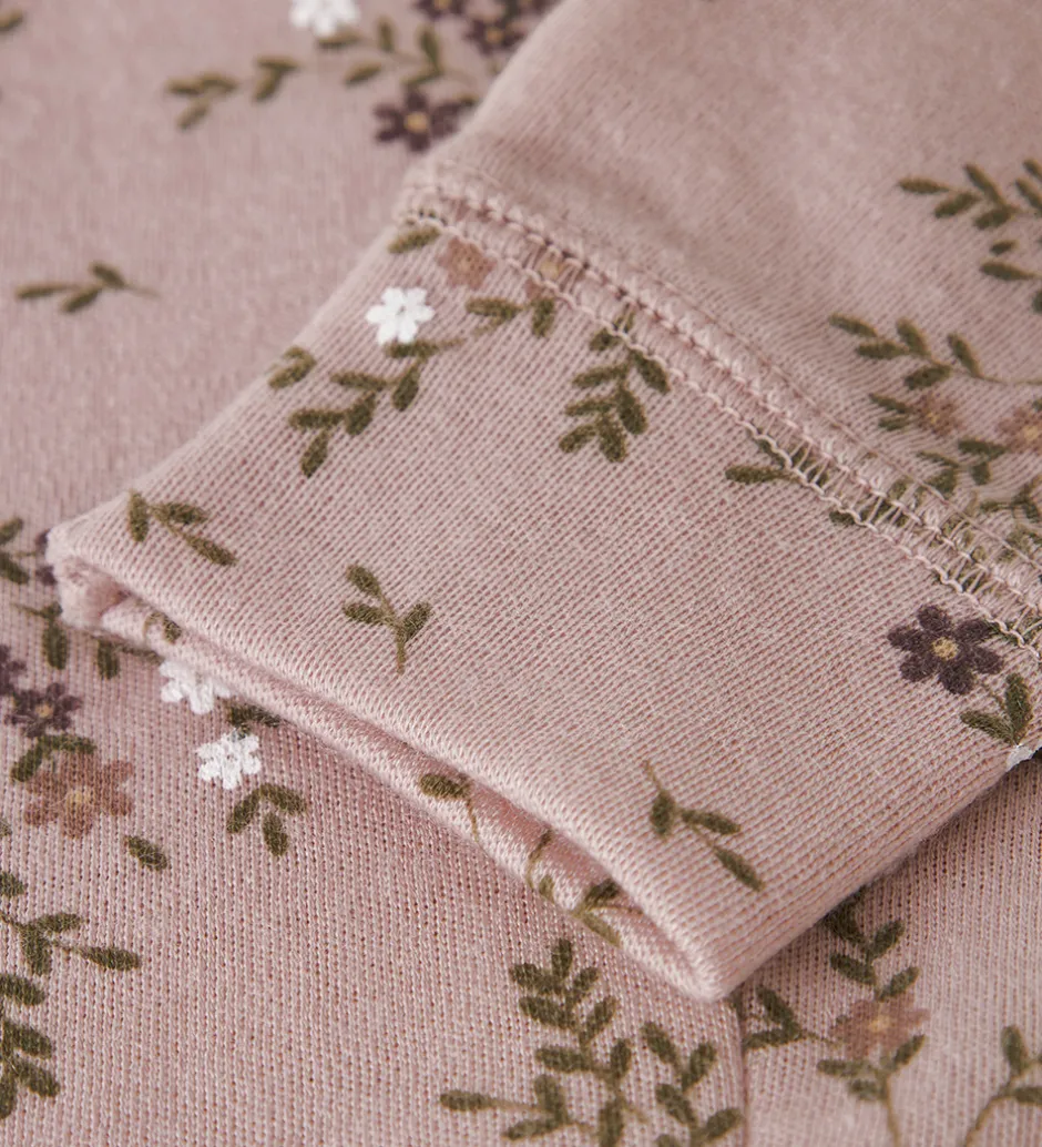 Leggings*Name It Leggings - Uld - NbfWillow - Shadow Gray/Long Flower
