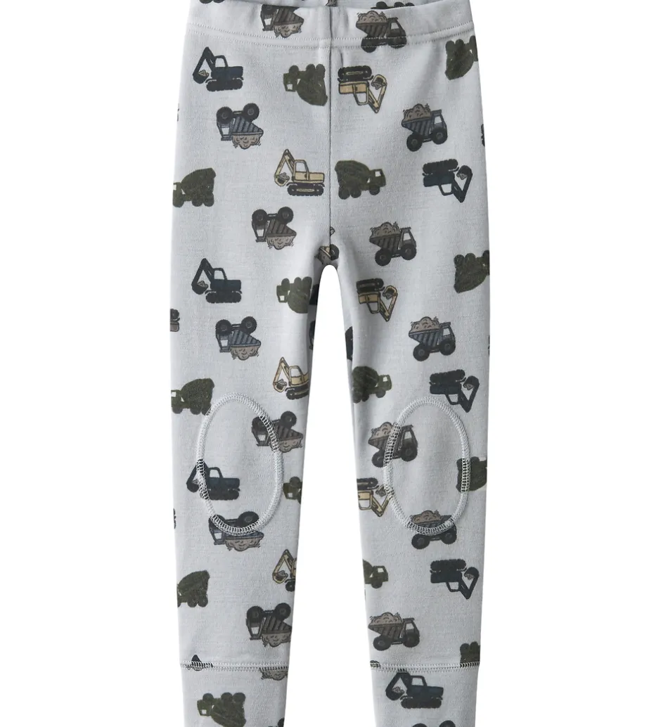 Børn Name It Leggings - Uld - NmmWillow - Micro Chip/WORKING MACHINES