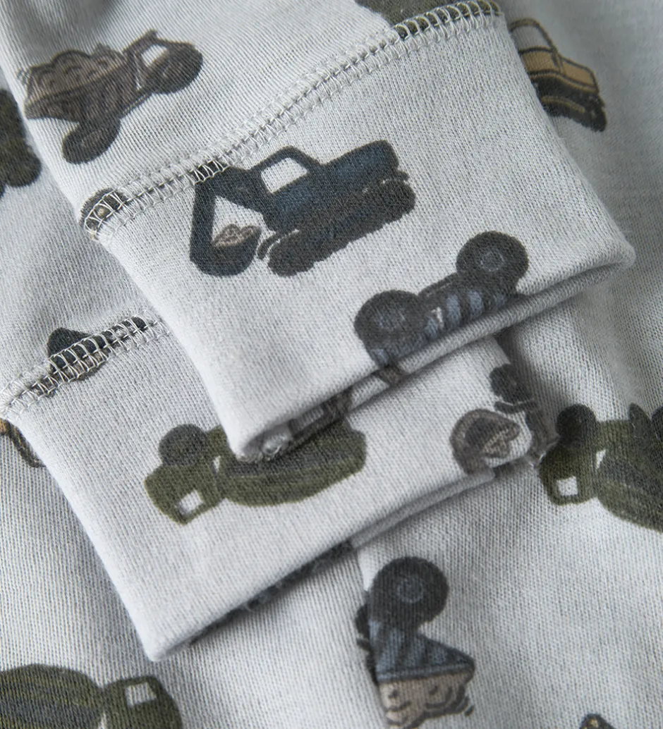 Børn Name It Leggings - Uld - NmmWillow - Micro Chip/WORKING MACHINES