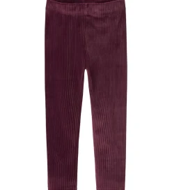 Leggings|Juletøj*Name It Leggings - Velour - NmfVeloa - Burgundy