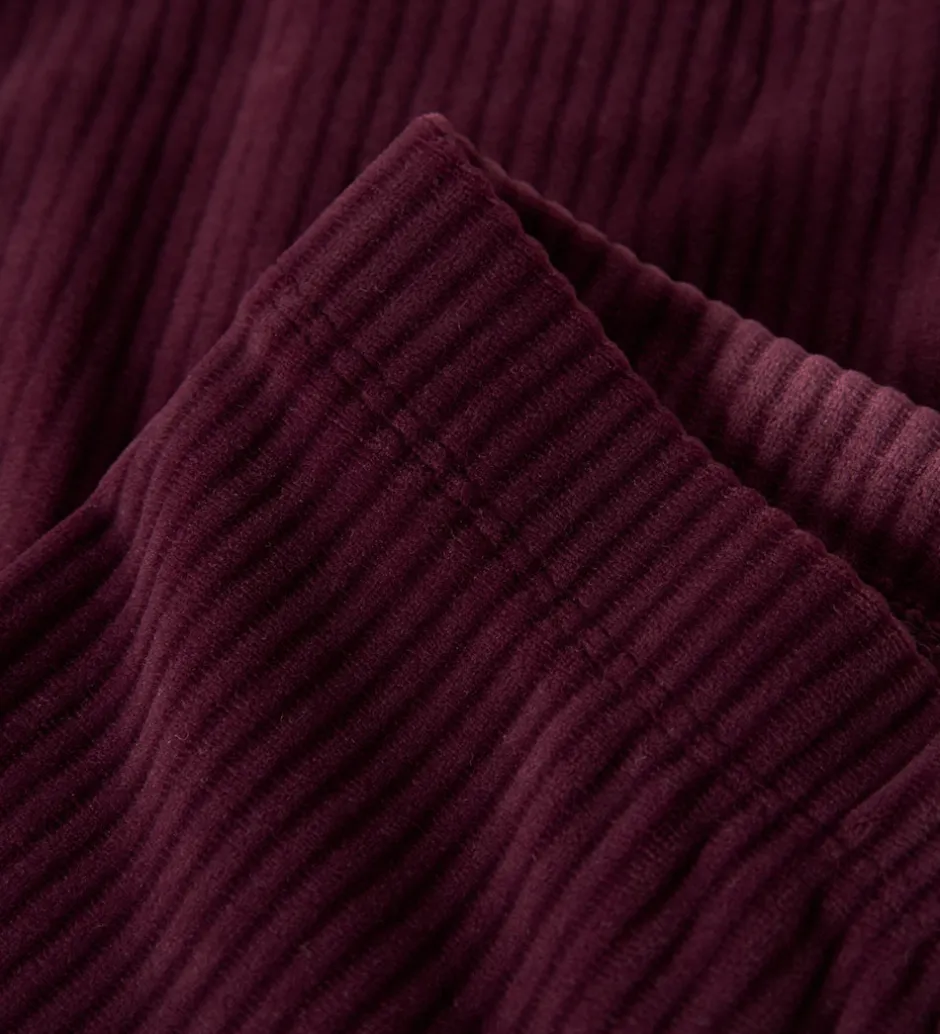 Leggings|Juletøj*Name It Leggings - Velour - NmfVeloa - Burgundy