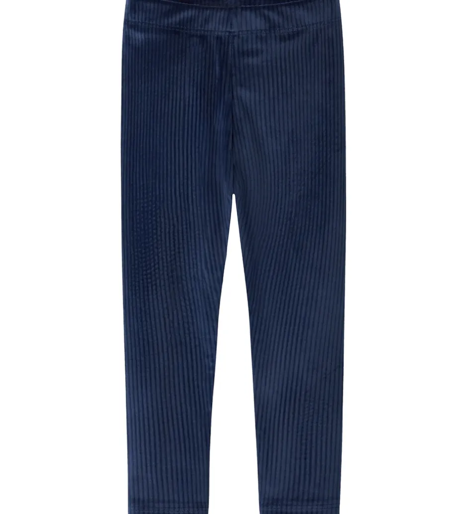 Leggings|Juletøj*Name It Leggings - Velour - NmfVeloa - Navy Blazer