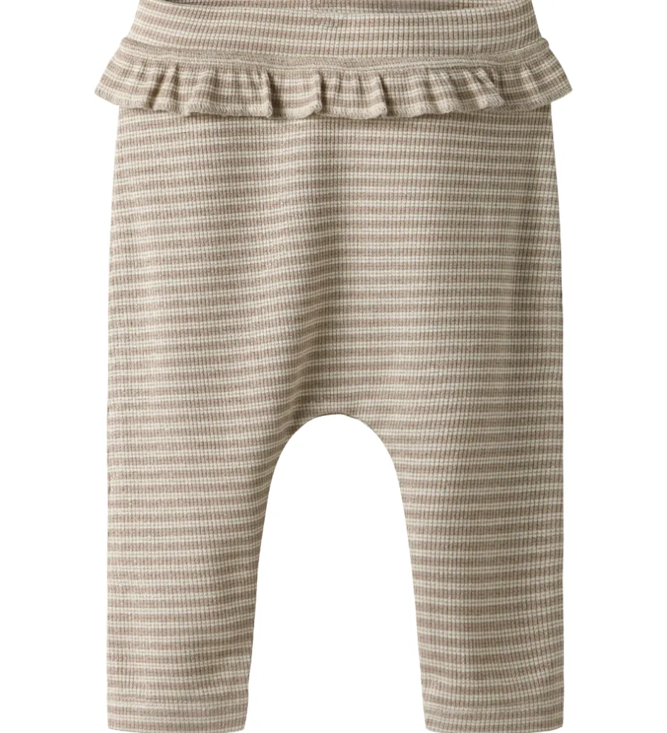 Børn Name It Leggings - Viskose - NbfSister - Cloud Dancer