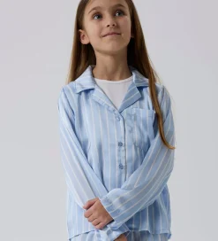 Nattøj*Name It Natskjorte - Satin - NkfRuth - Kentucky Blue