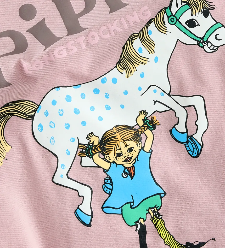 Børn Name It Nattøj - 2-delt - Pippi Langstrømpe - NmfSoleim - Keepsa