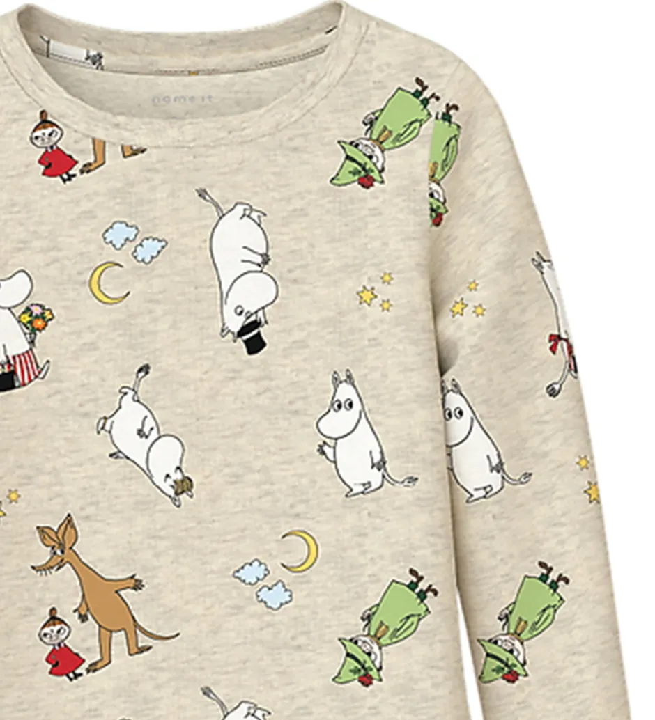 Børn Name It Nattøj - NmnSemol - Moomin - Peyote Melange