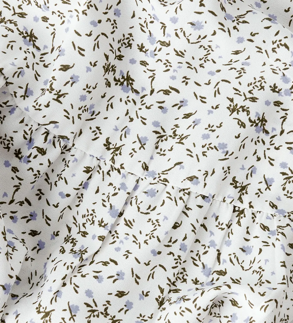Nederdele*Name It Nederdel - NkfJolly - Maxi Skirt - Star White m. Blomste