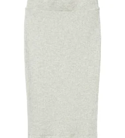 Nederdele*Name It Nederdel - Rib - NkfHeljaya - Light Grey Melange