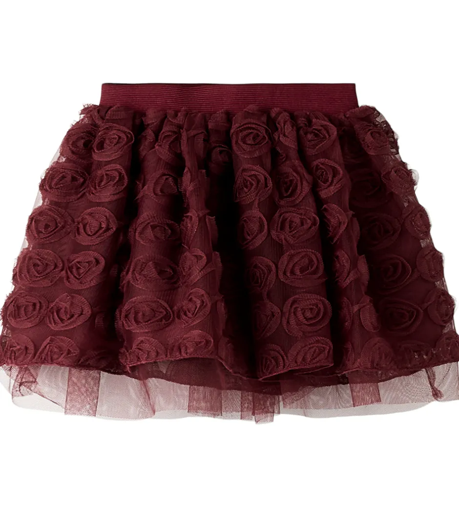 Børn Name It Nederdel - Tyl - NmfSykia - Burgundy