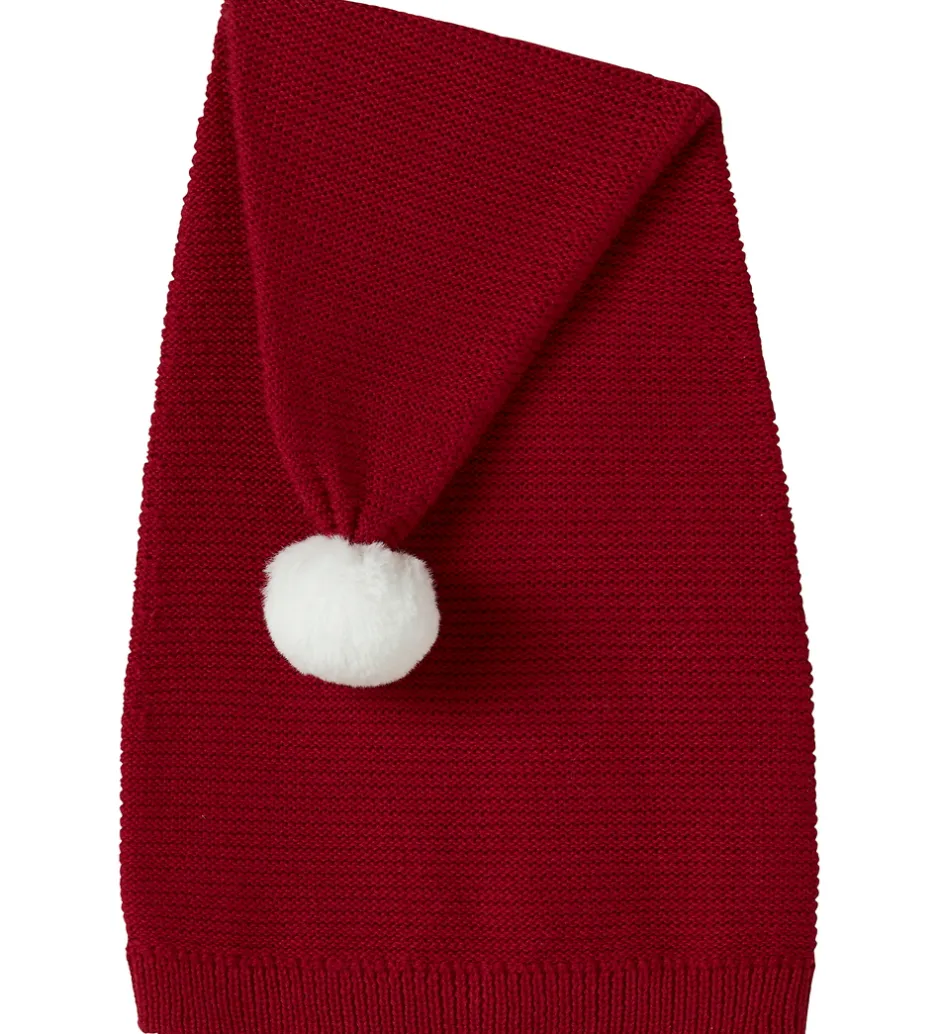 Børn Name It Nissehue - Strik - NmnRinjaha - Jester Red/Solid No Lure
