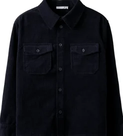 Skjorter|Juletøj*Name It Overshirt - NkmRocking - Fløjl - Navy Blazer