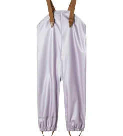 Regntøj*Name It Regntøj m. Seler - NmfDry10 - Metallic - Misty Lilac