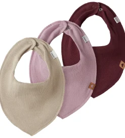 Spisetid|Savlesmække*Name It Savlsmække - Rib - NbfYvette - 3-pak - Cement/Keepsake L