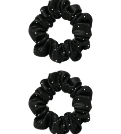 Scrunchies|Hårpynt*Name It Scrunchie - 2-pak - NkfRiglitter - Sort