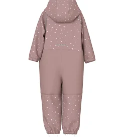 Børn Name It Shoftshelldragt m. Fleece - Noos - NmfAlfa08 - Woodrose/