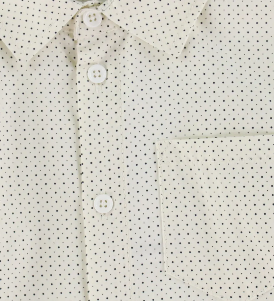 Børn Name It Skjorte - NkmVilfred - Cloud Dancer/Dot Navy Blazer