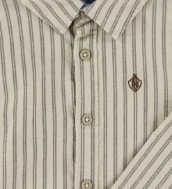 Børn Name It Skjorte - NmmRekid - Island Fossil/Thin Stripe