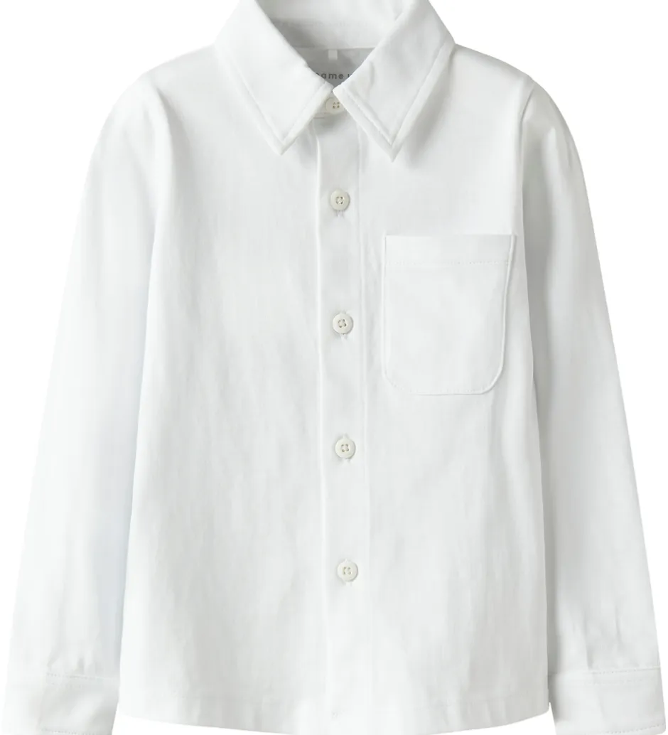 Børn Name It Skjorte - NmmRonaldo - Bright White